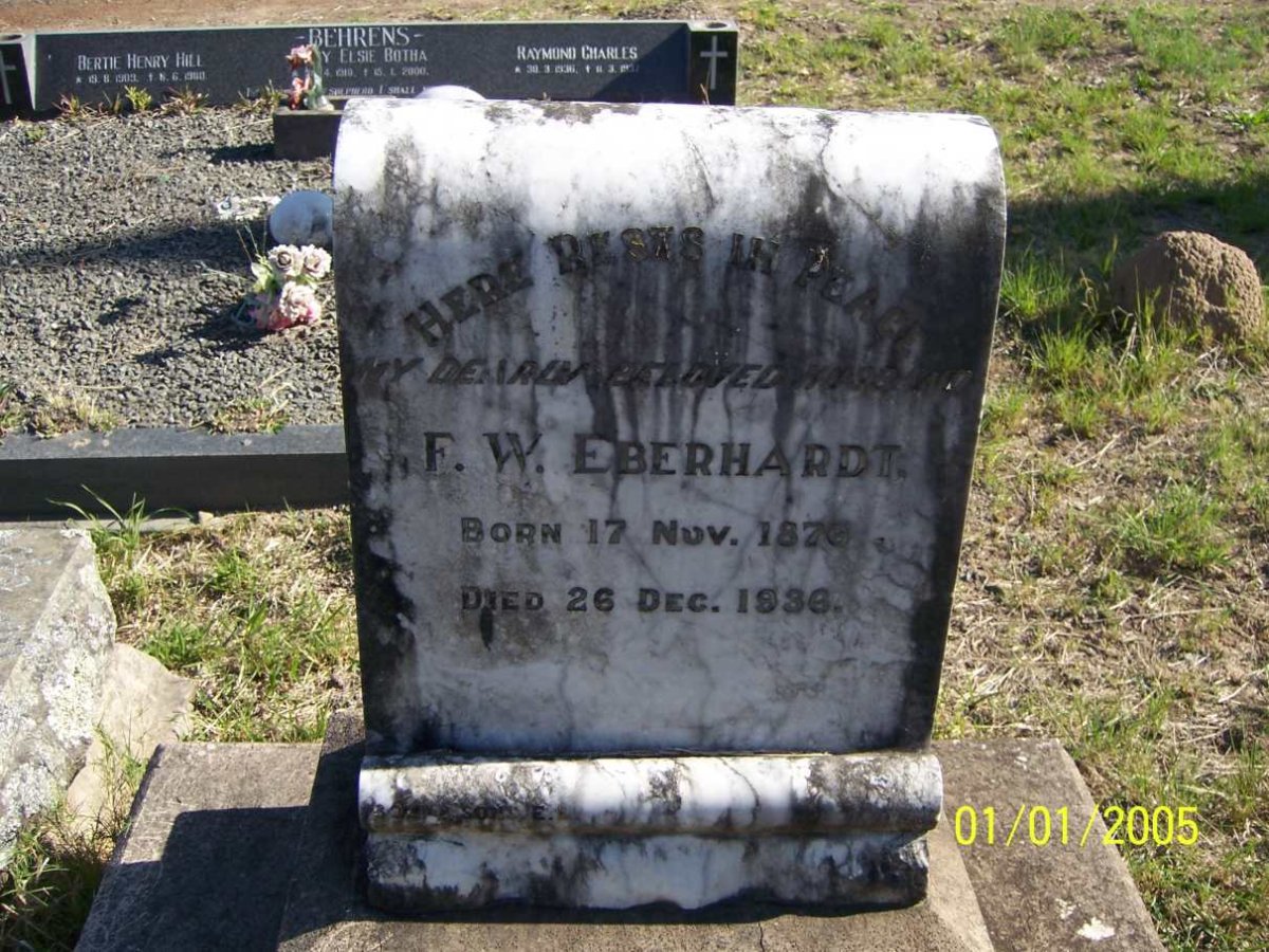 EBERHARDT F.W. 1876-1936
