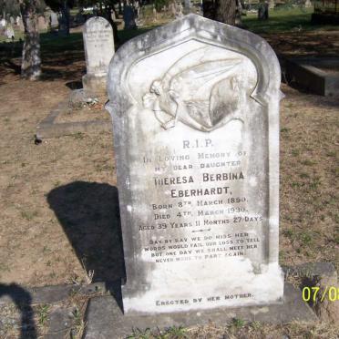 EBERHARDT Theresa Berbina 1890-1930