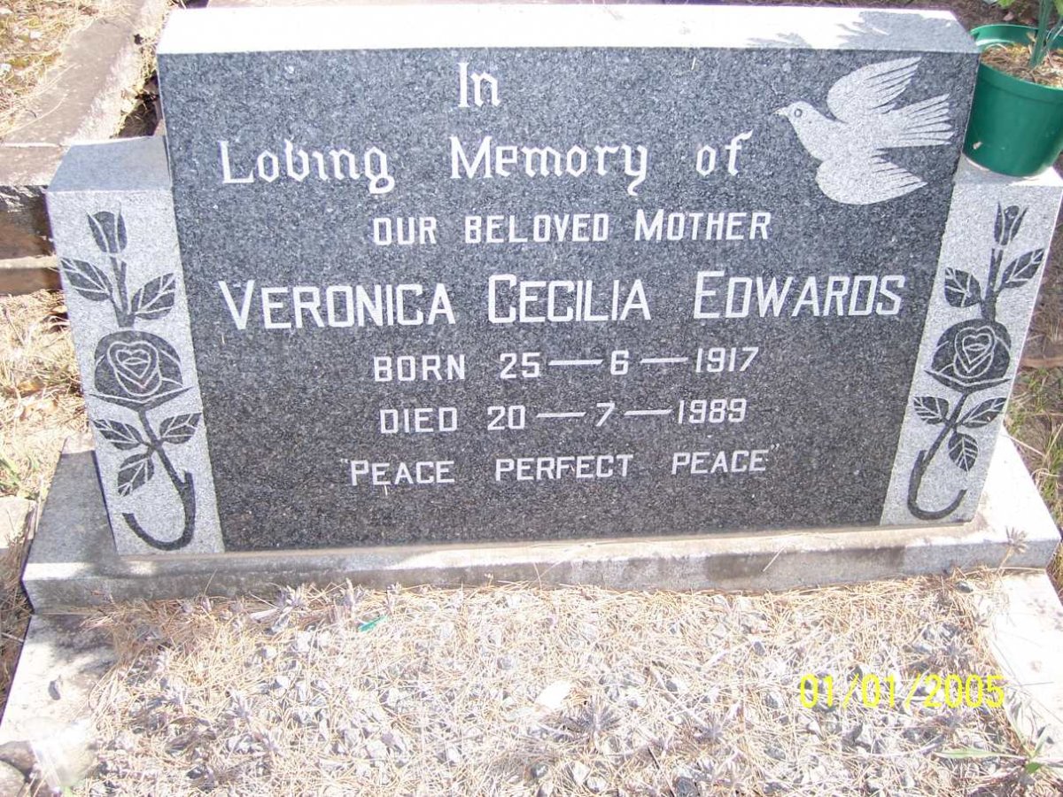 EDWARDS Veronica Cecilia 1917-1989