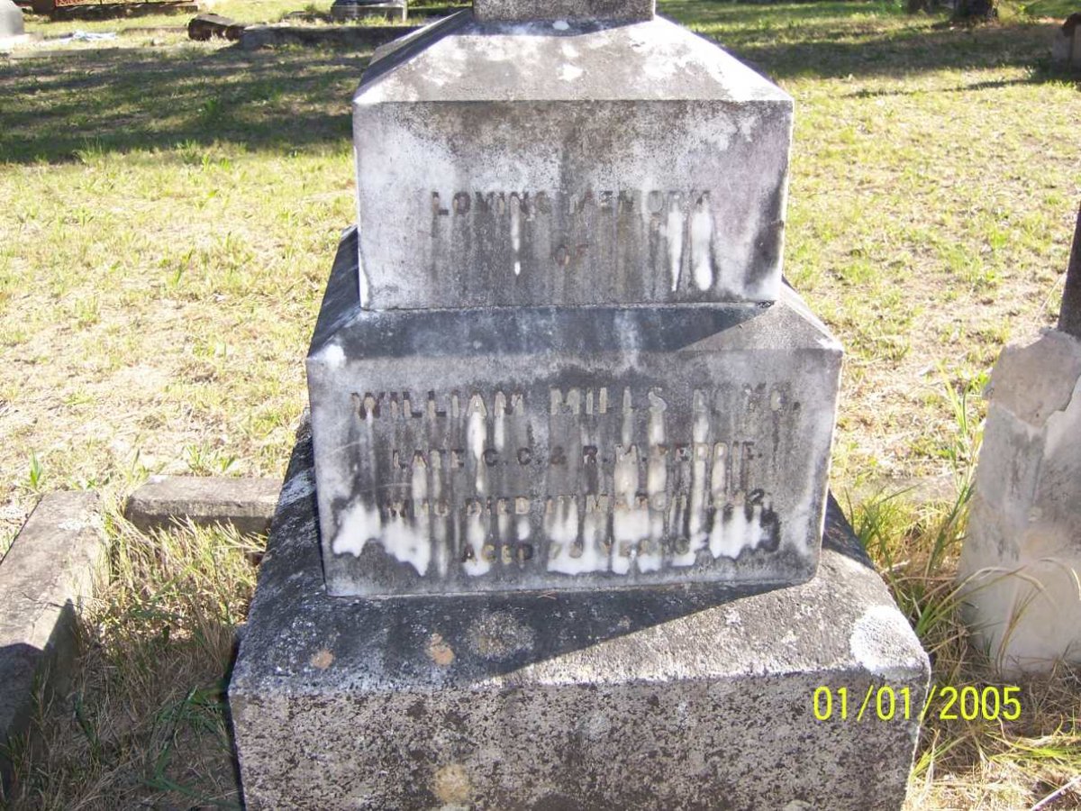 EDYE William Mills -1882