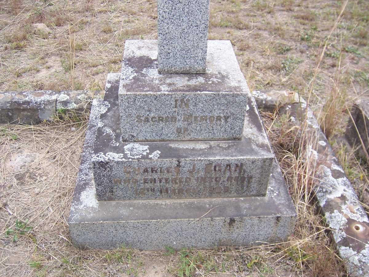 EGAN Charles J. -1909