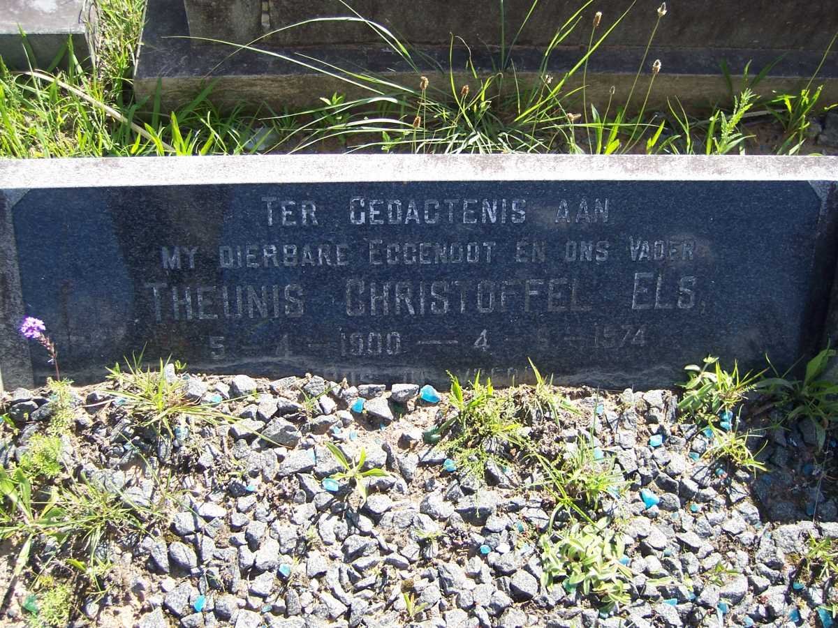 ELS Theunis Christoffel 1900-1974