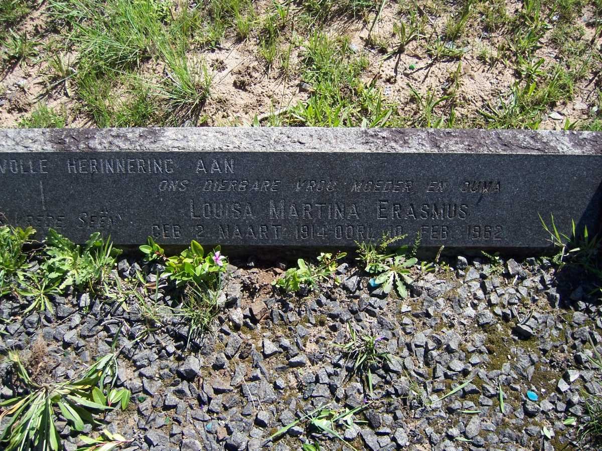 ERASMUS Louisa Martina 1914-1962
