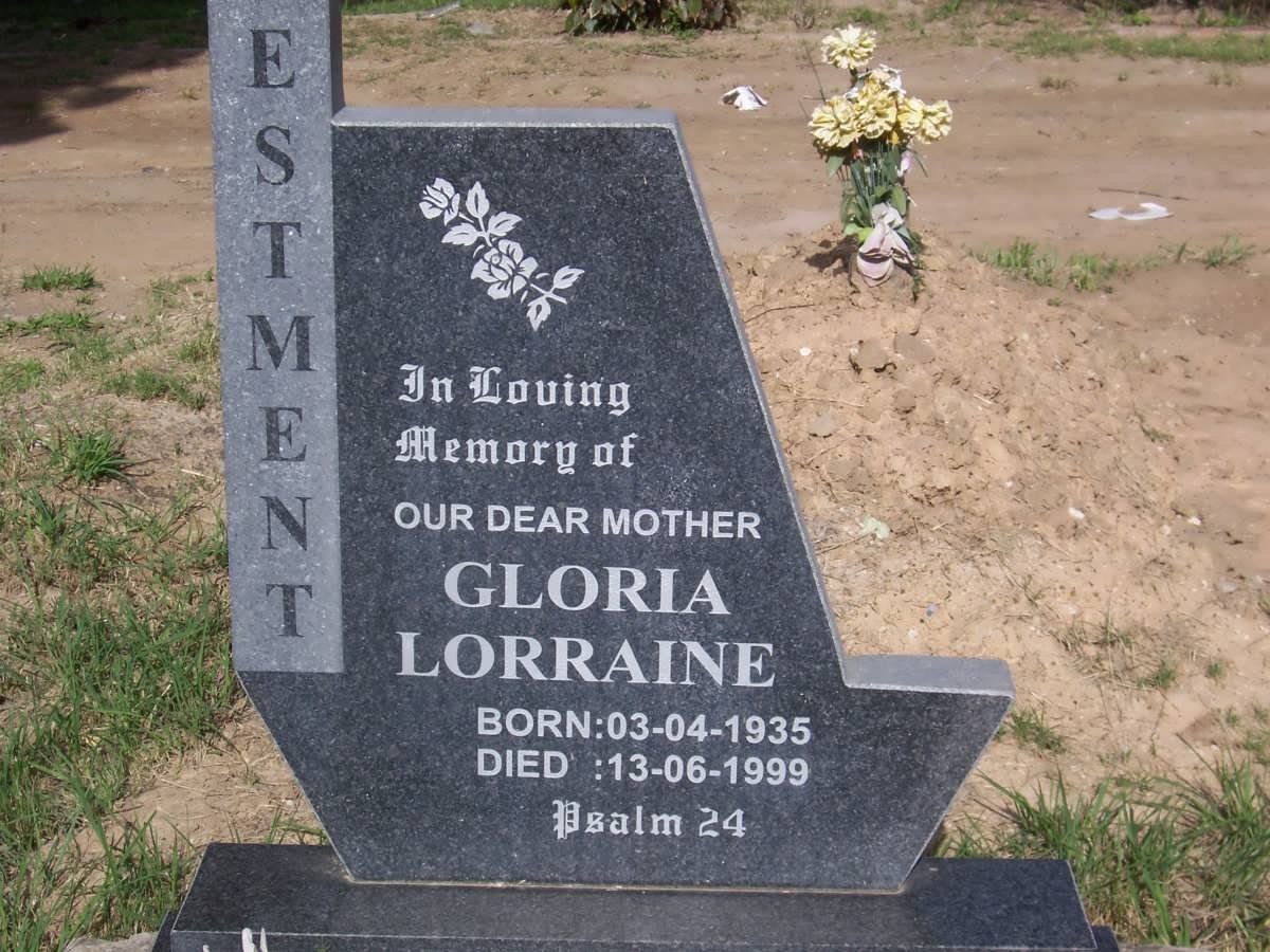 ESTMENT Gloria Lorraine 1935-1999