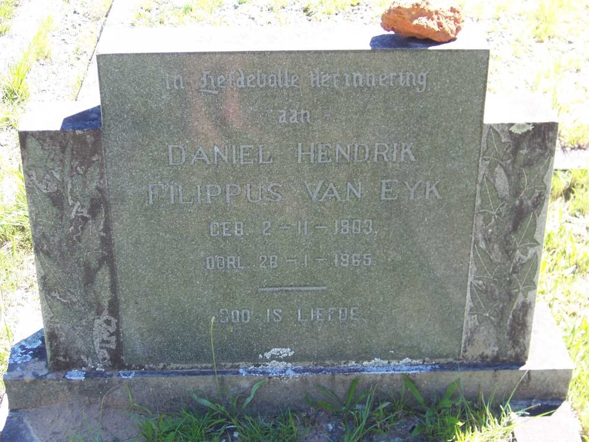 EYK Daniel Hendrik Filippus, van 1903-1965
