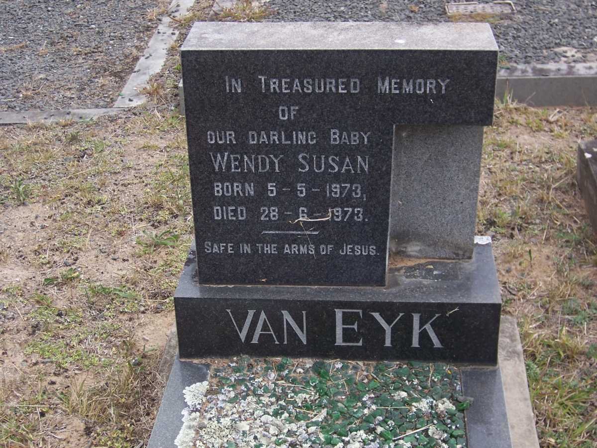 EYK Wendy Susan, van 1973-1973