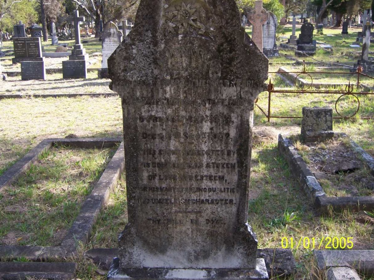 FARICH Robert James Karr 1870-1902