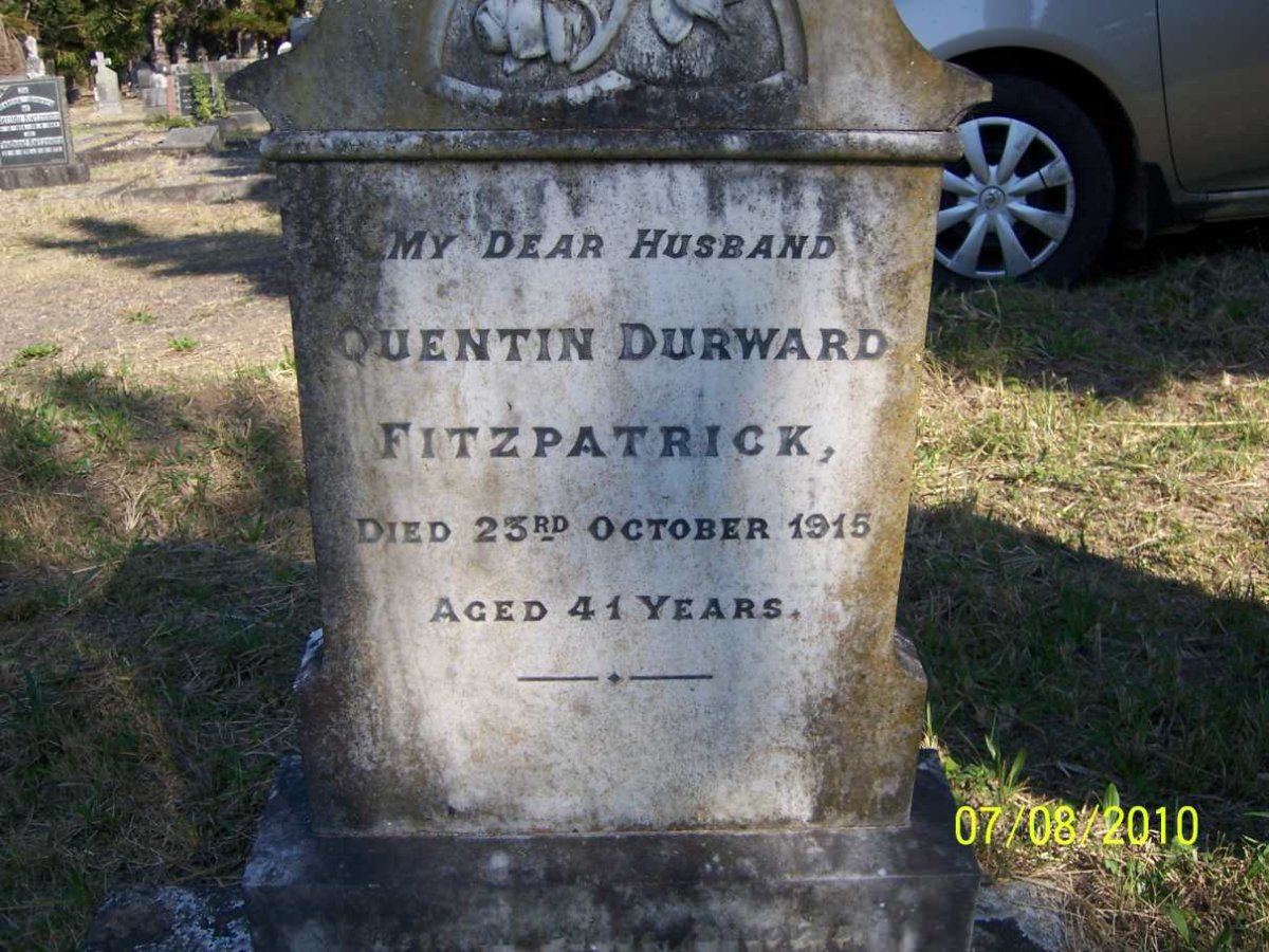 FITZPATRICK Quentin Durward -1915