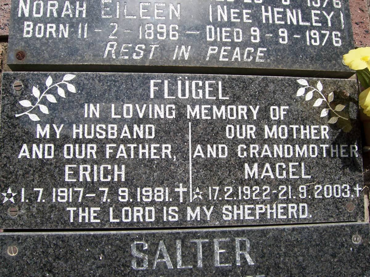 FLUGEL Erich 1917-1981 &amp; Magel 1922-2003