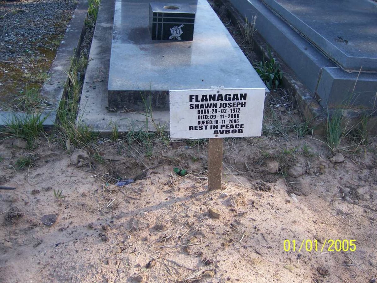 FLANAGAN Shawn Joseph 1972-2006