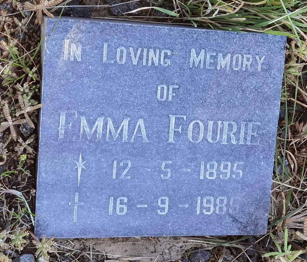 FOURIE Emma 1895-1985