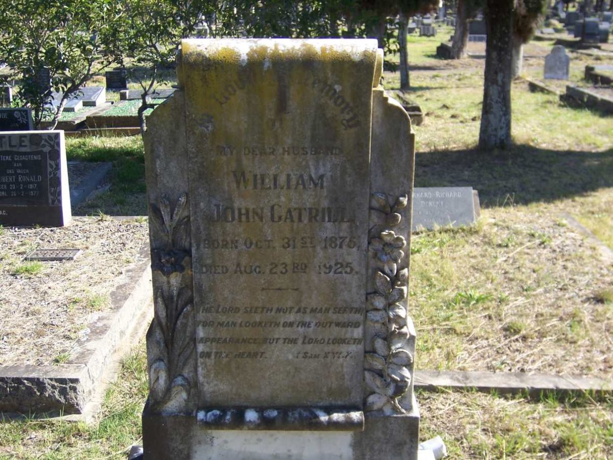 GATRILL William John 1875-1925