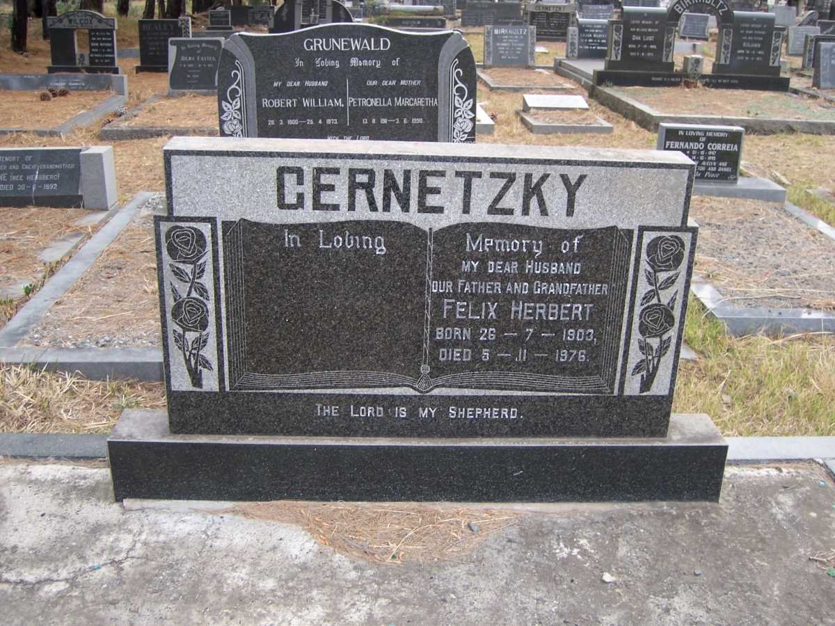 GERNETZKY Felix Herbert 1903-1976