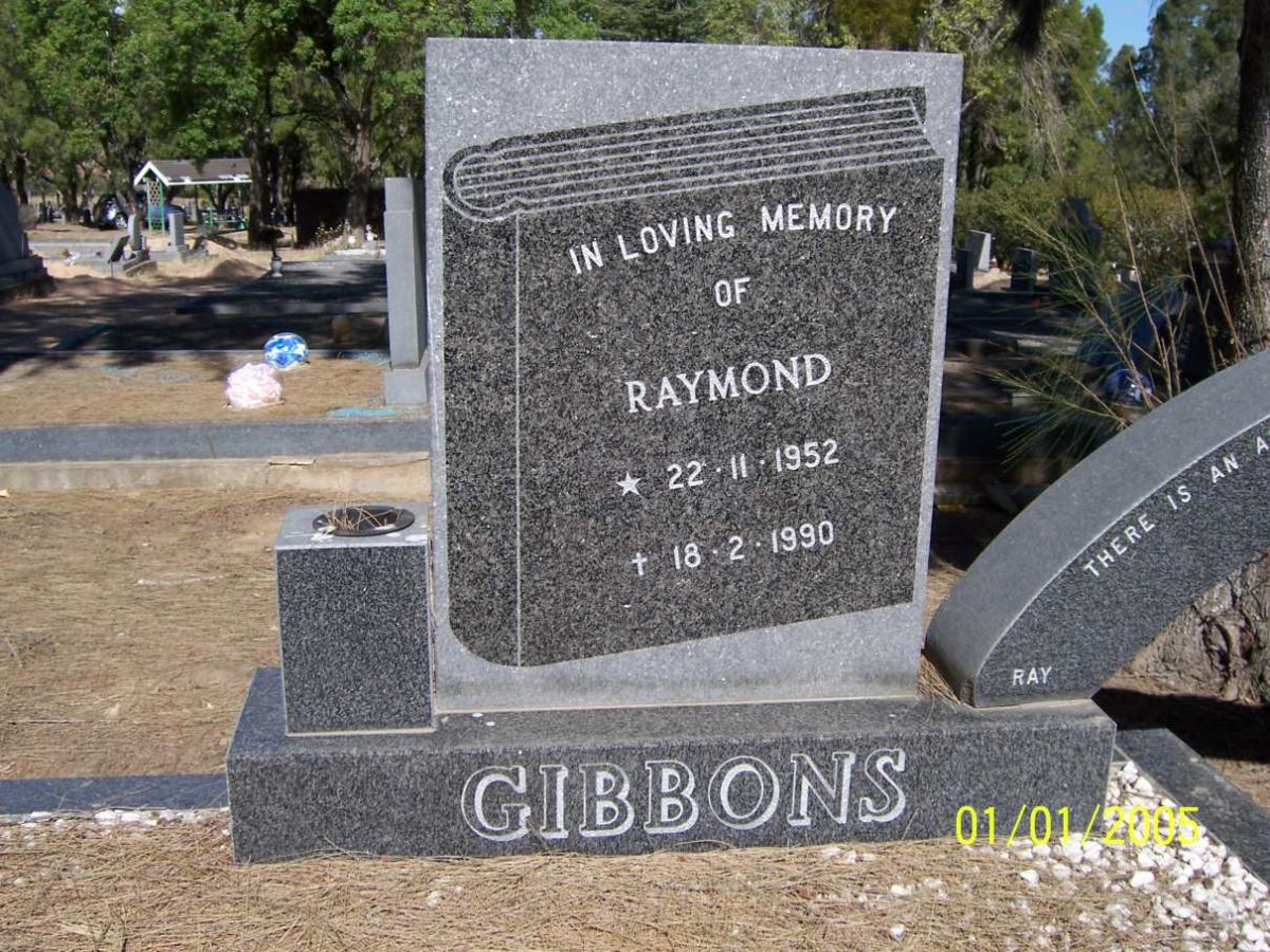 GIBBONS Raymond 1952-1990