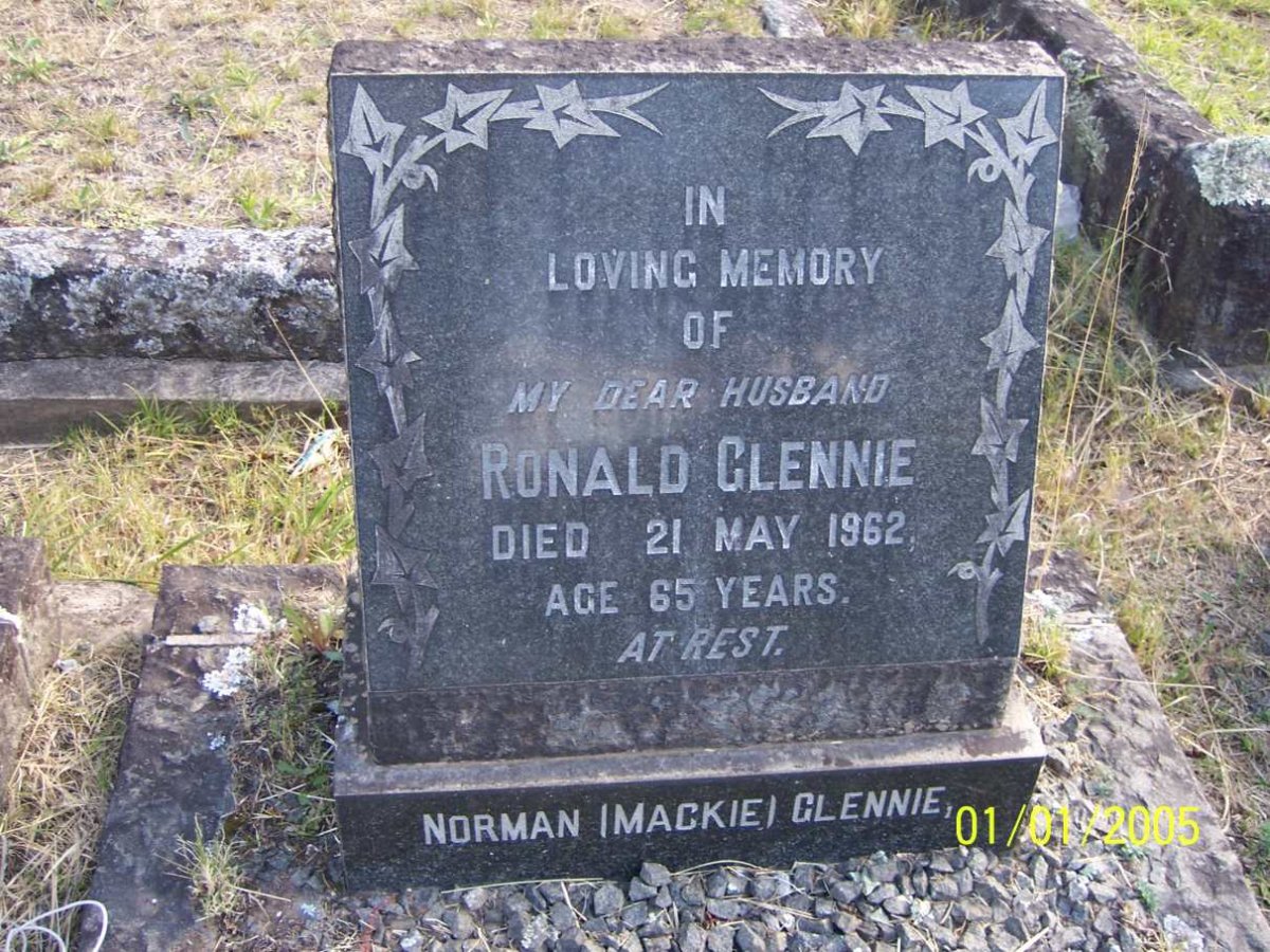 GLENNIE Ronald -1962