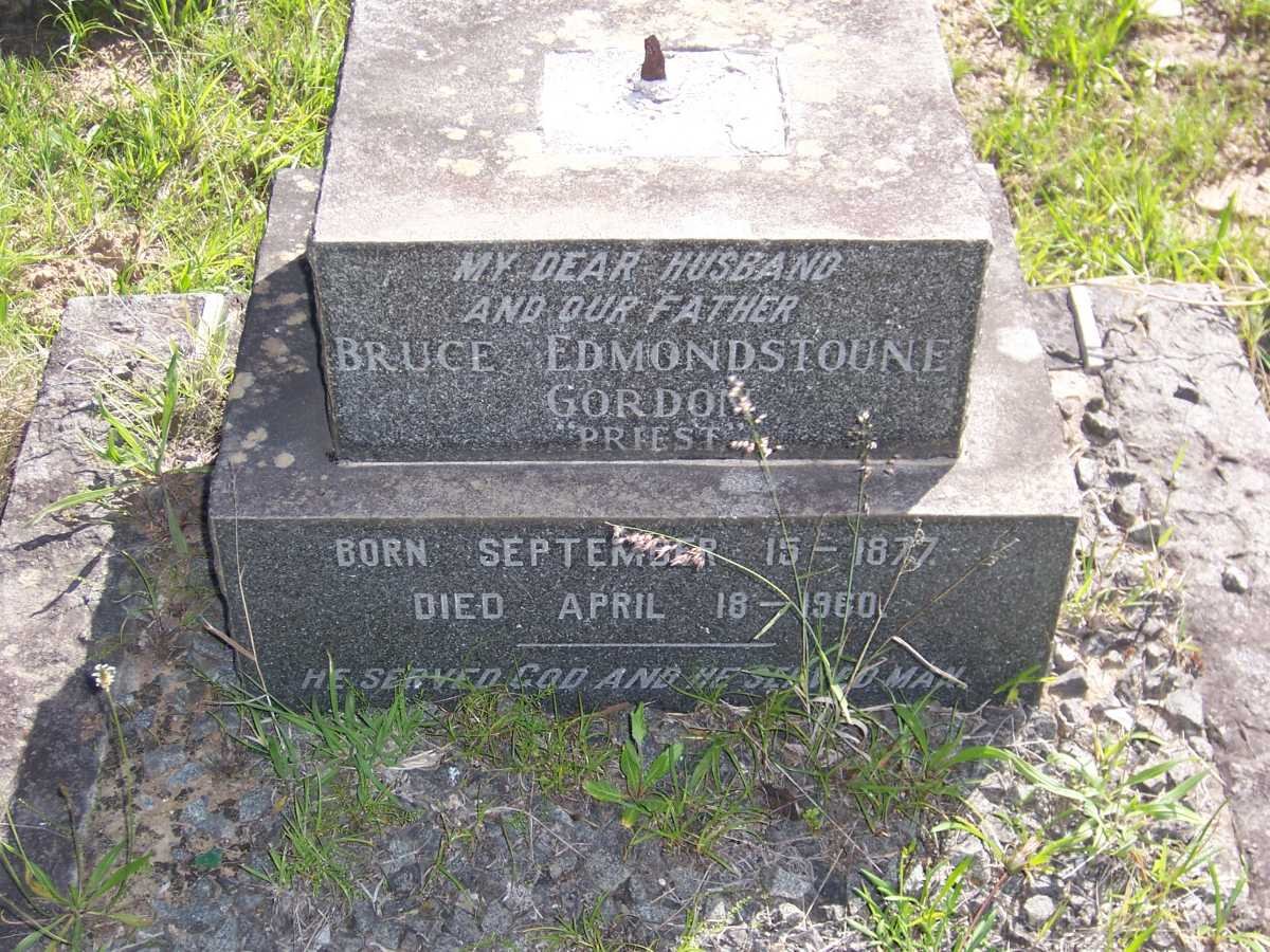 GORDON Bruce Edmondstoune 1877-1960