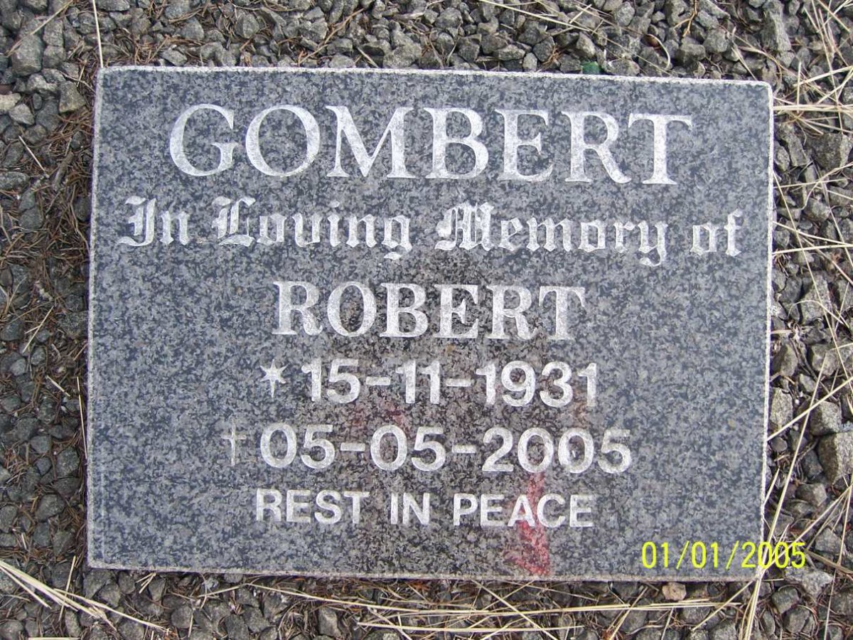 GOMBERT Robert 1931-2005