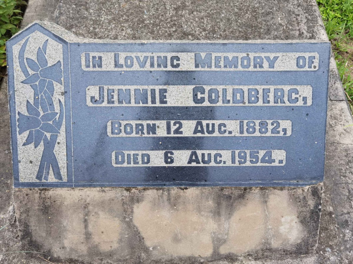 GOLDBERG Jennie 1882-1954