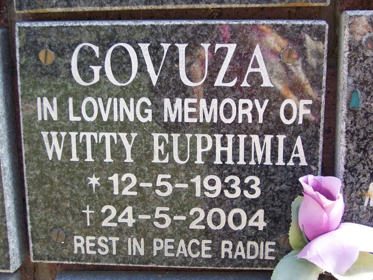 GOVUZA Witty Euphimia 1933-2004