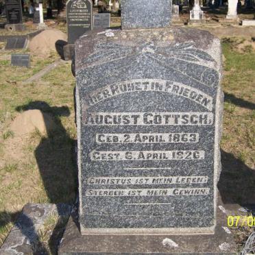 GOTTSCH August 1863-1926