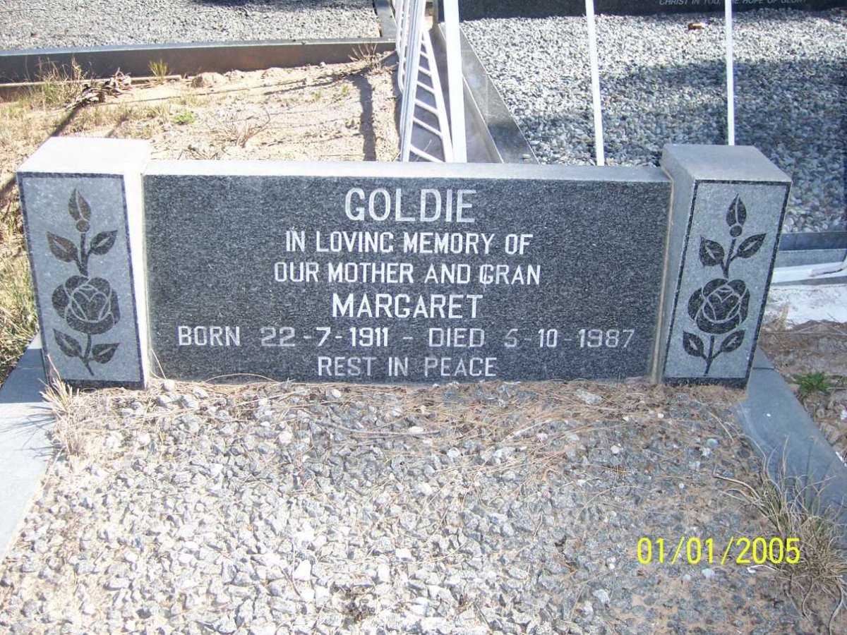GOLDIE Margaret 1911-1987