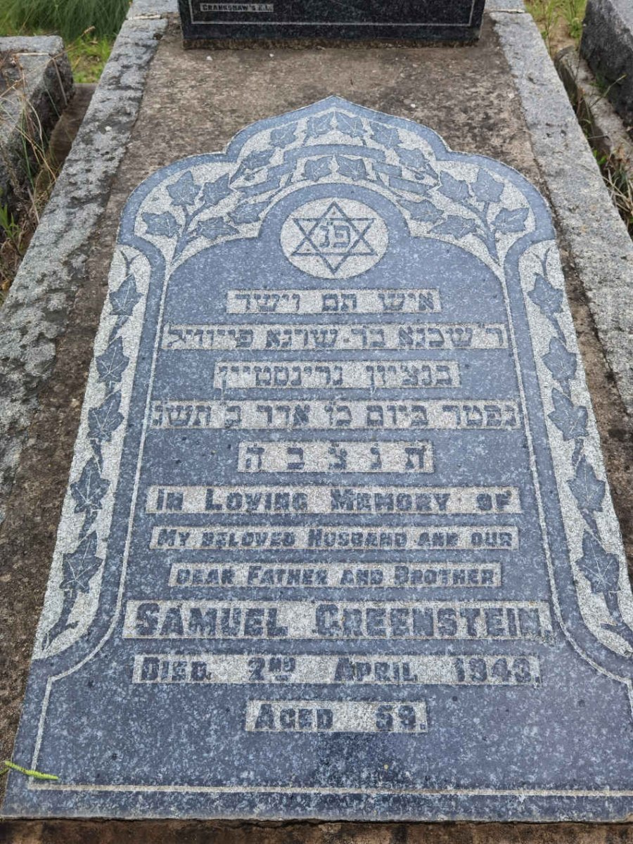 GREENSTEIN Samuel -1943
