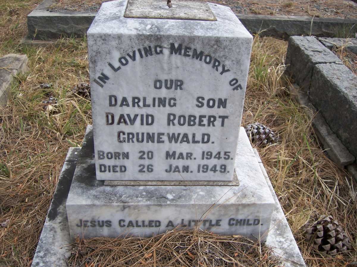 GRUNEWALD David Robert 1945-1949