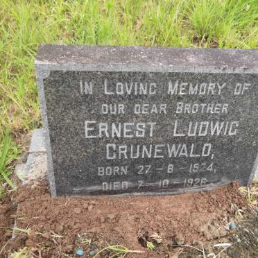 GRUNEWALD Ernest Ludwig 1924-1926