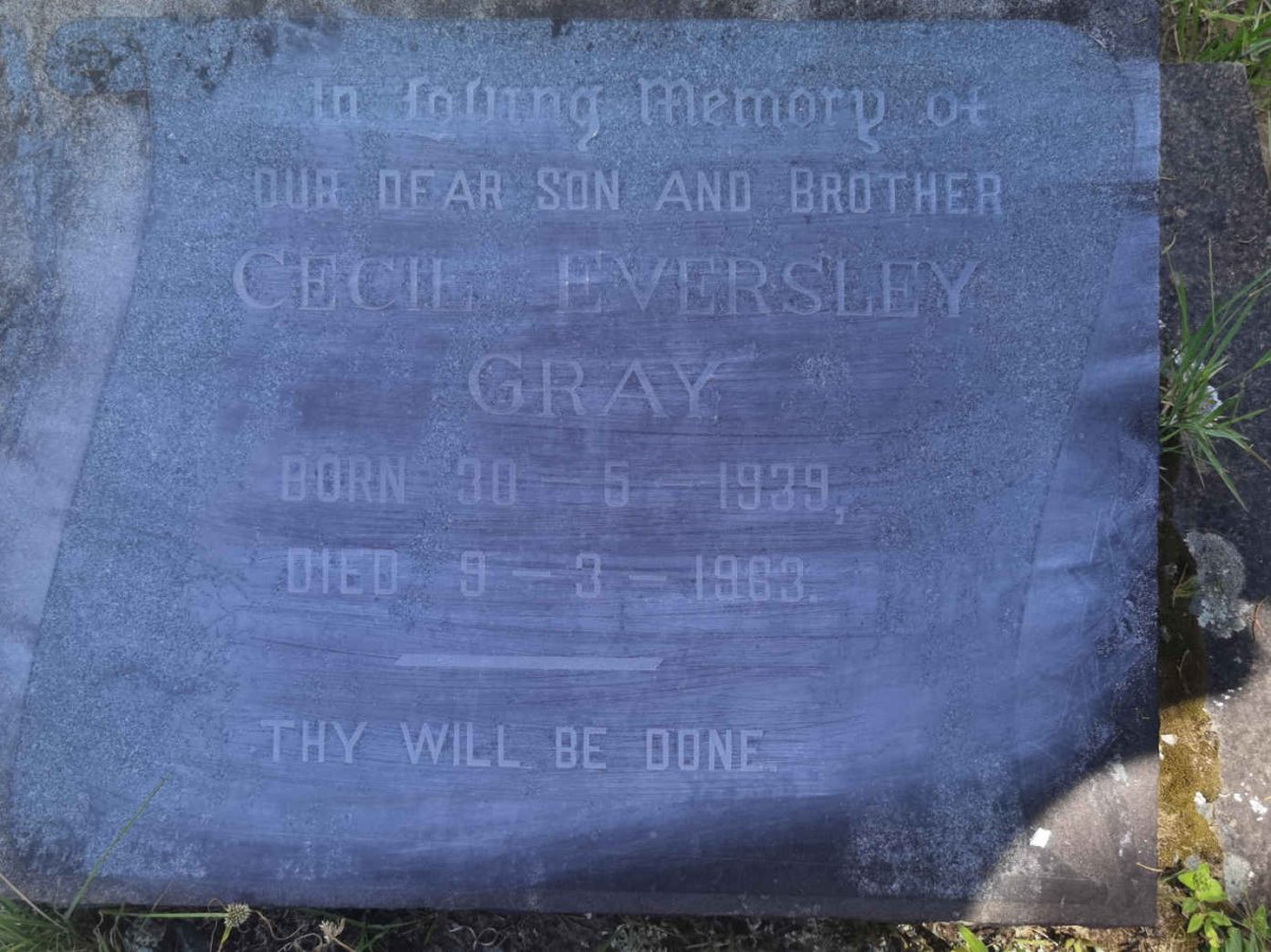 GRAY Cecil Eversley 1939-1963