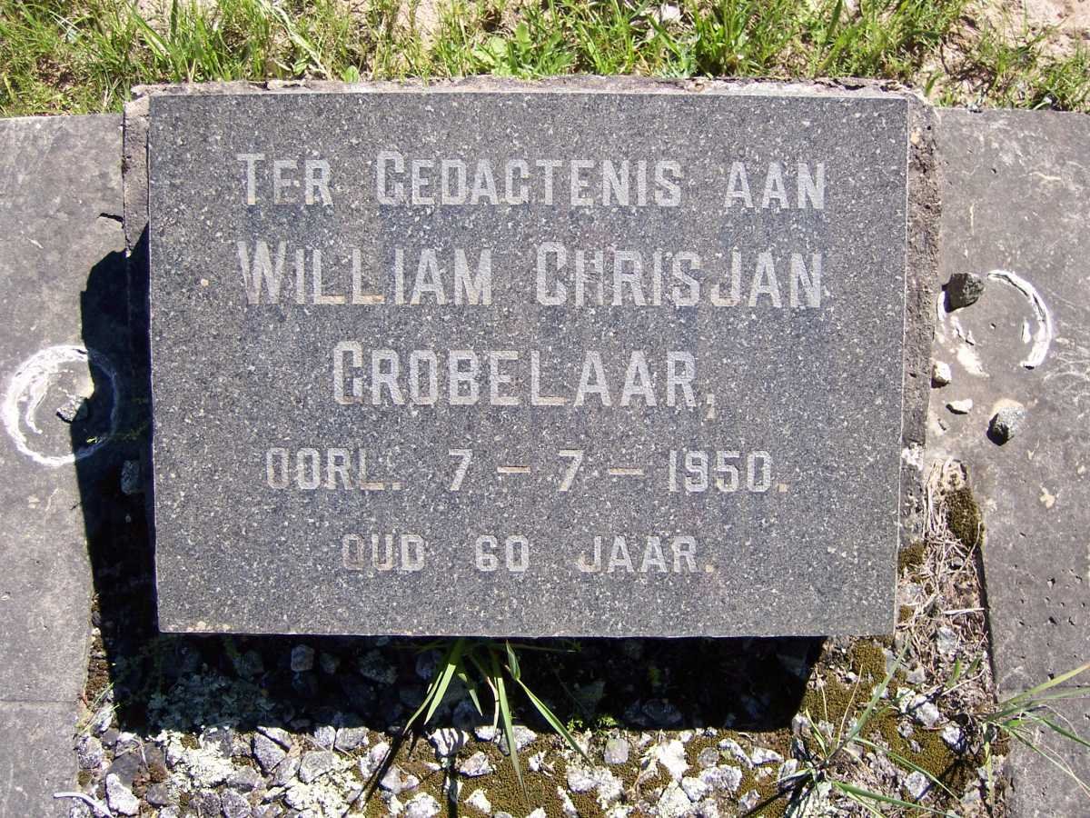 GROBELAAR William Chrisjan -1950