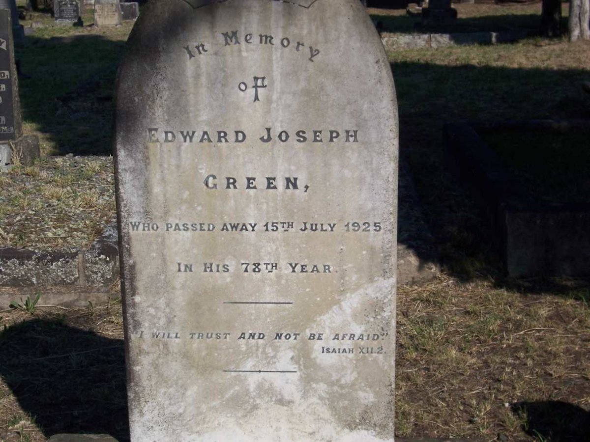 GREEN Edward Joseph -1925