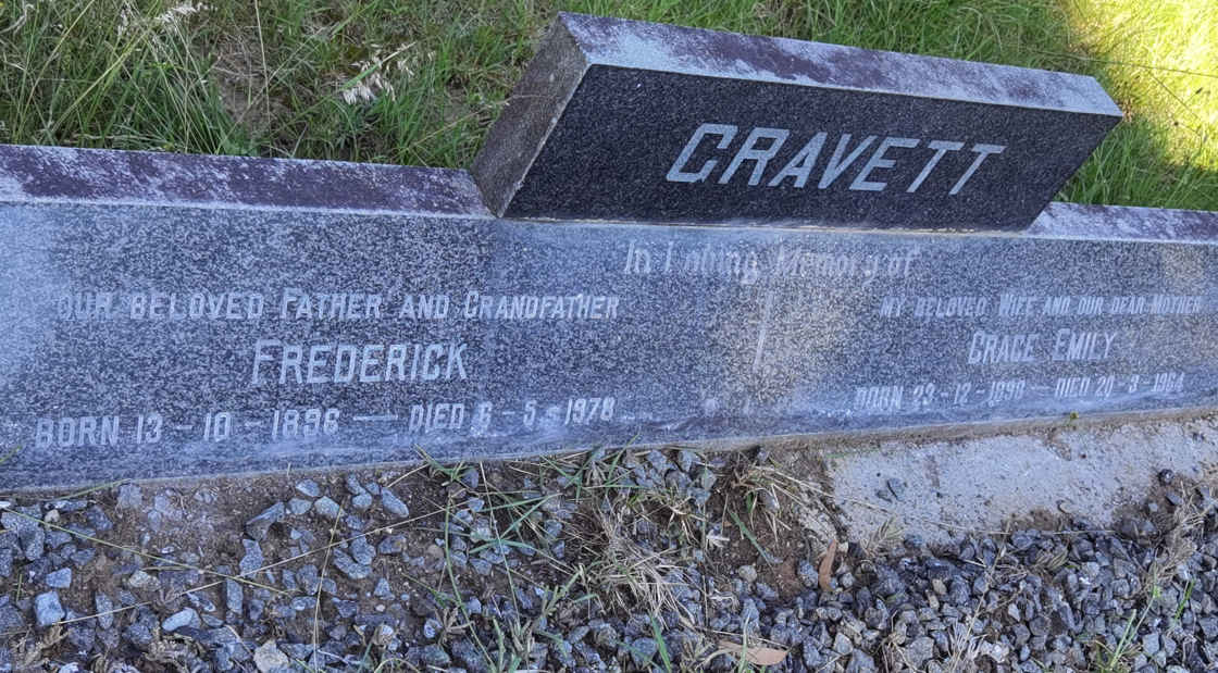 GRAVETT Frederick 1896-1978 & Grace Emily 1898-1964