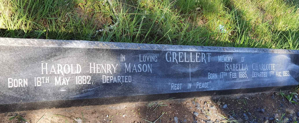 GRELLERT Harold Henry Mason 1882- & Isabella Charlotte 1885-1963