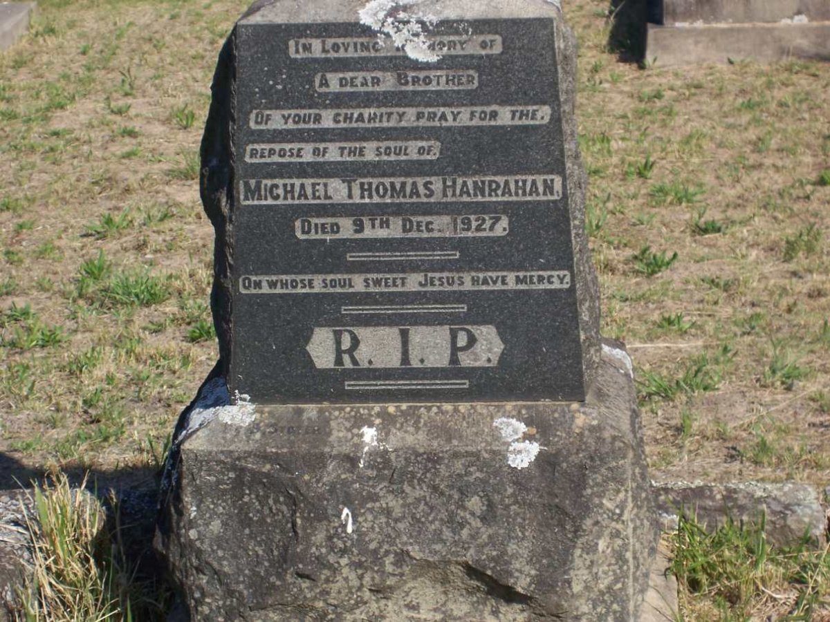 HANRAHAN Michael Thomas -1927