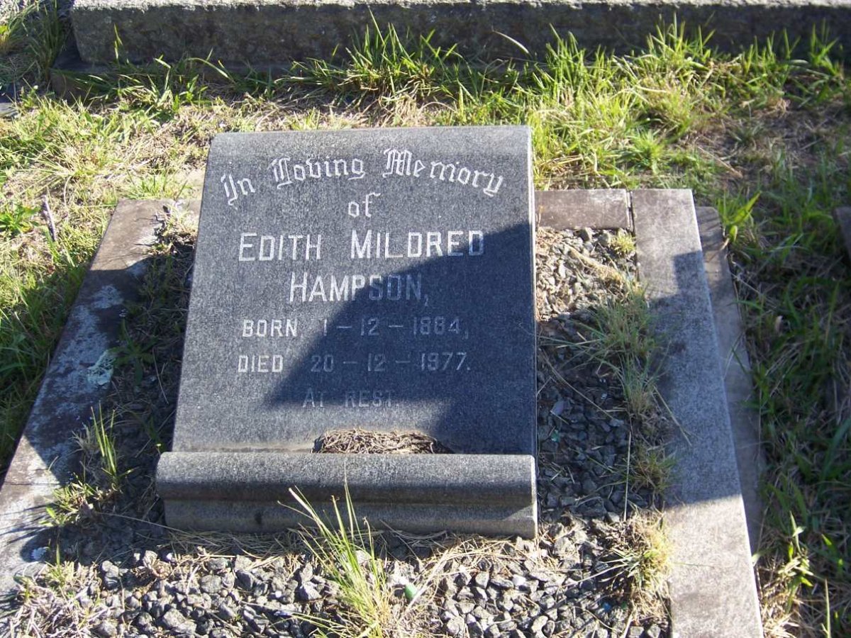 HAMPSON Edith Mildred 1884-1977