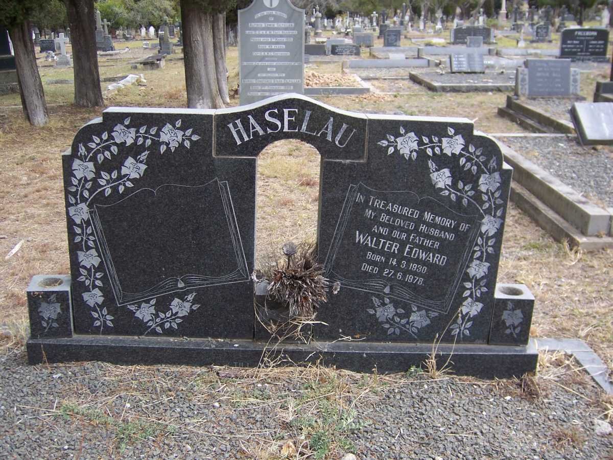 HASELAU Walter Edward 1930-1978