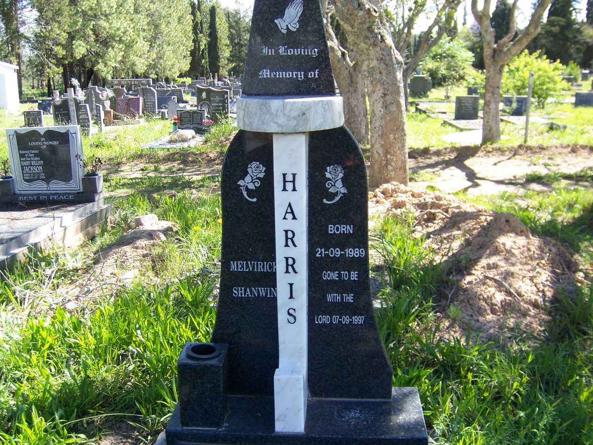HARRIS Melvirick Shanwin 1989-1997