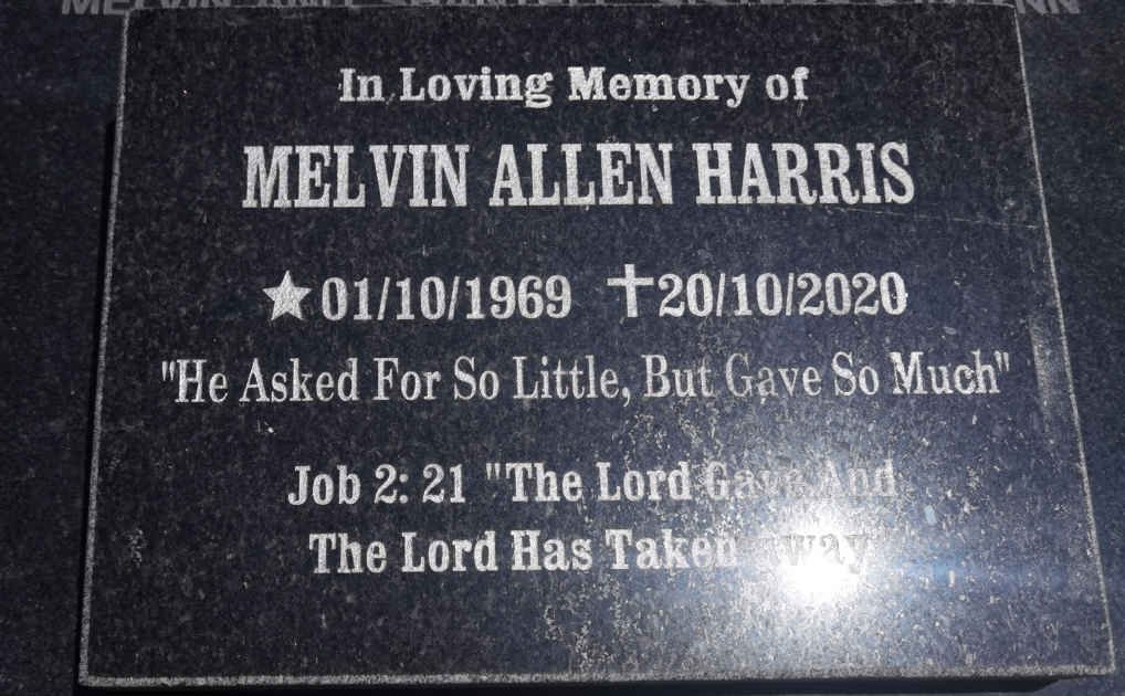 HARRIS Melvin Allen 1969-2020