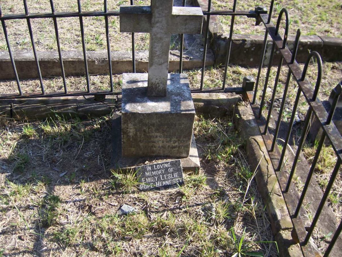 HENNESSY Emily Leslie, POPE -1895