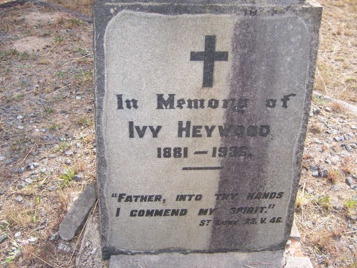 HEYWOOD Ivy 1881-1936