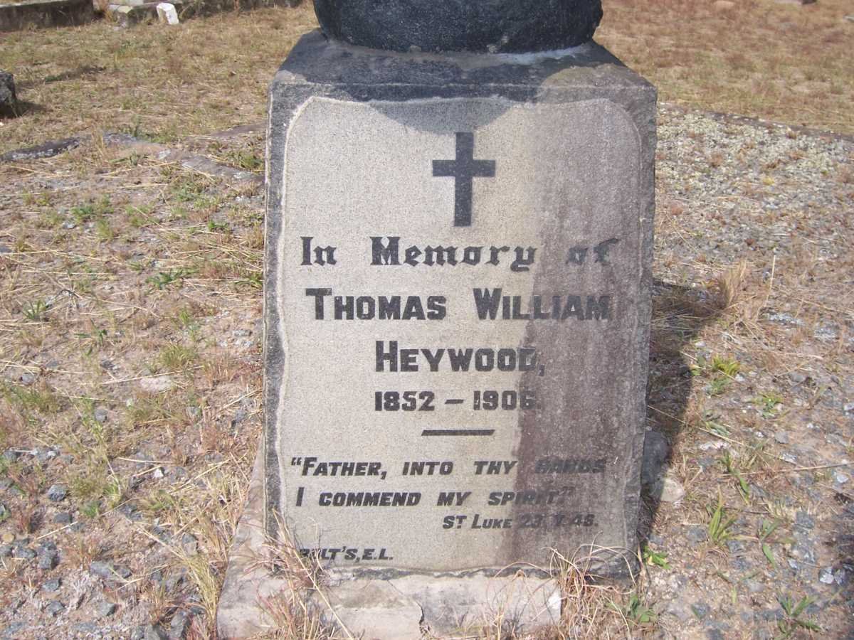 HEYWOOD Thomas William 1852-1906