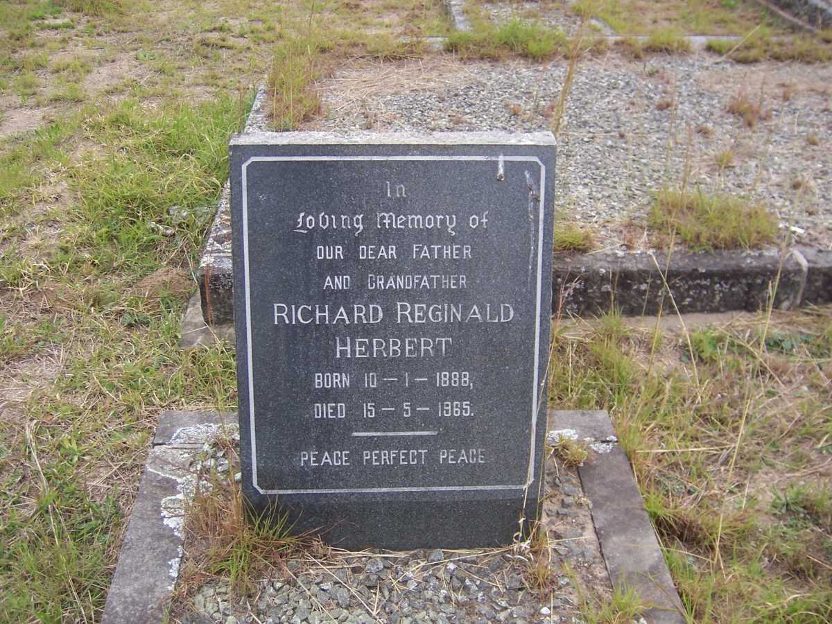 HERBERT Richard Reginald 1888-1965