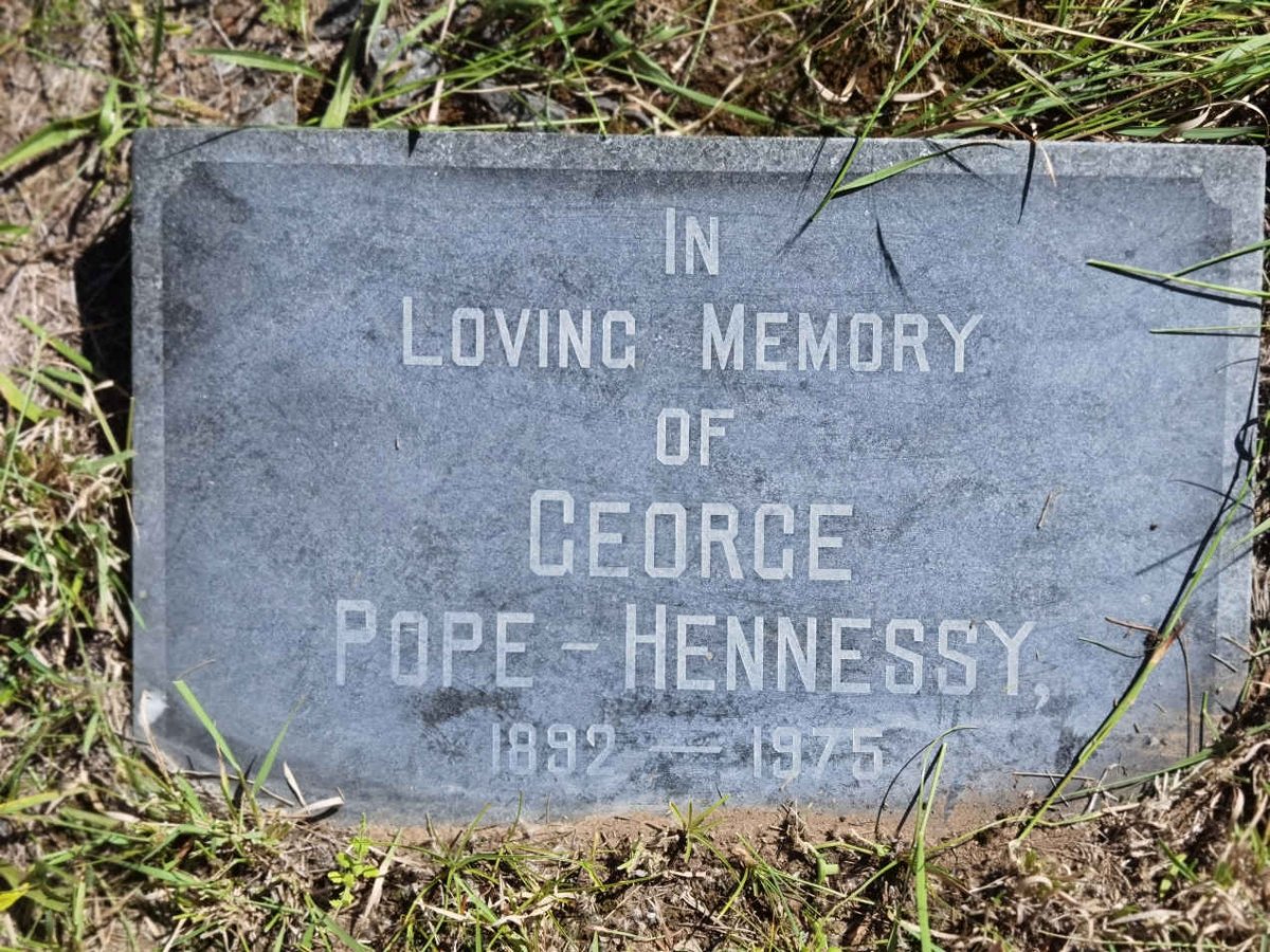 HENNESSY George, POPE 1892-1975