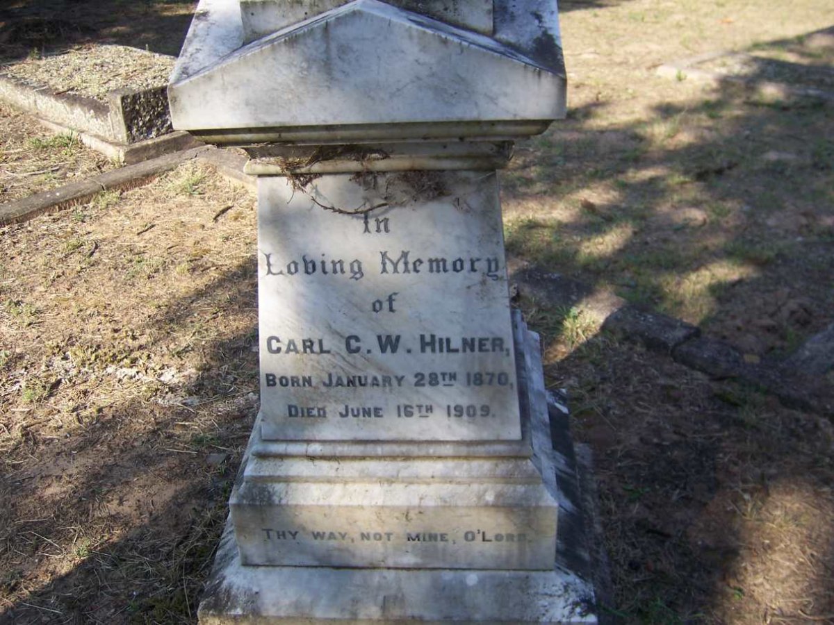 HILNER Carl C.W. 1870-1909