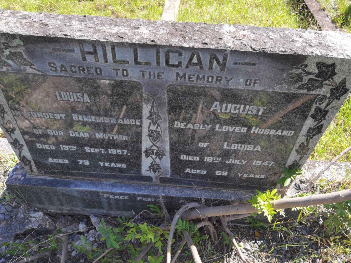 HILLIGAN August -1947 & Louisa -1957