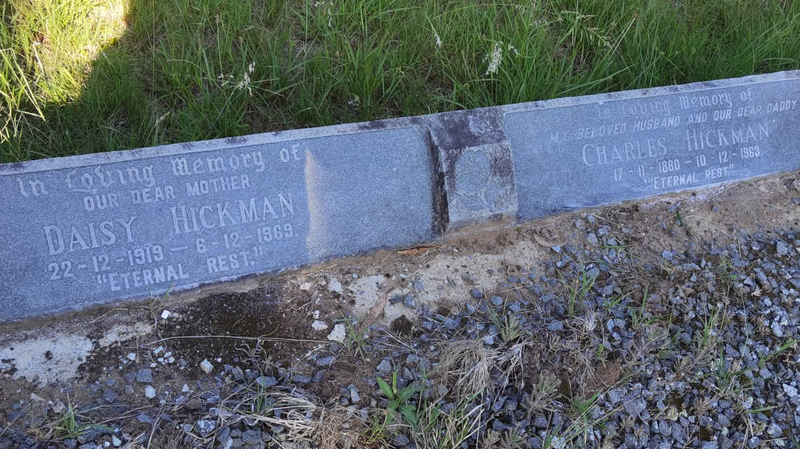 HICKMAN Charles 1880-1963 & Daisy 1919-1969