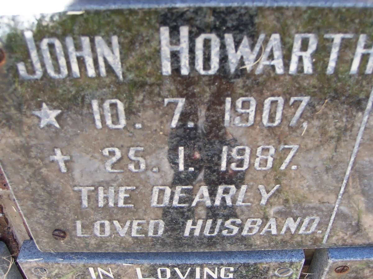 HOWARTH John 1907-1987