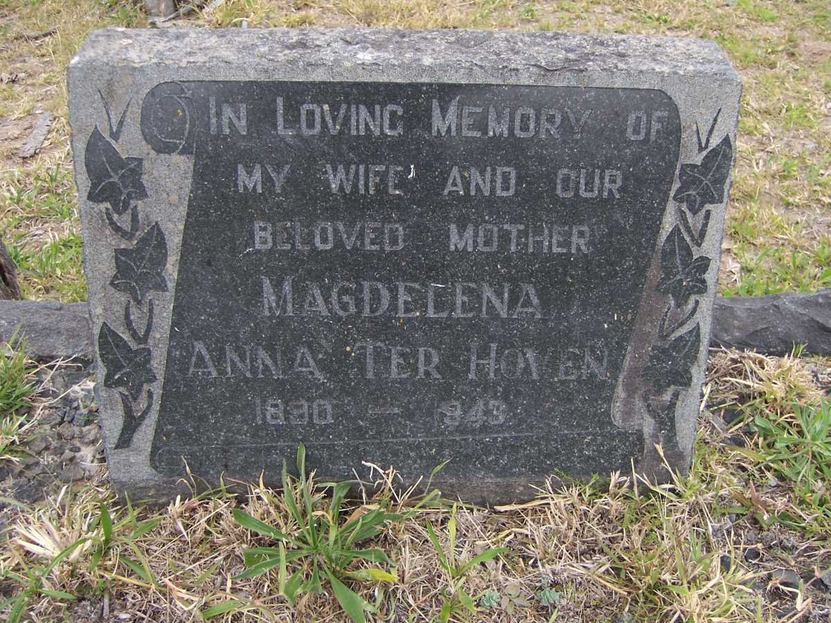 HOVEN Magdalena Anna, Ter 1890-1943
