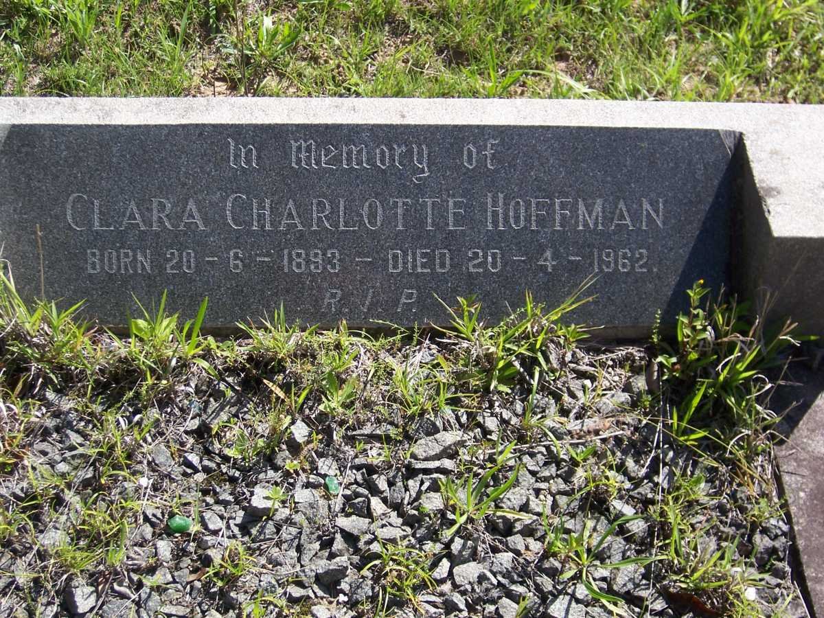 HOFFMAN Clara Charlotte 1893-1962