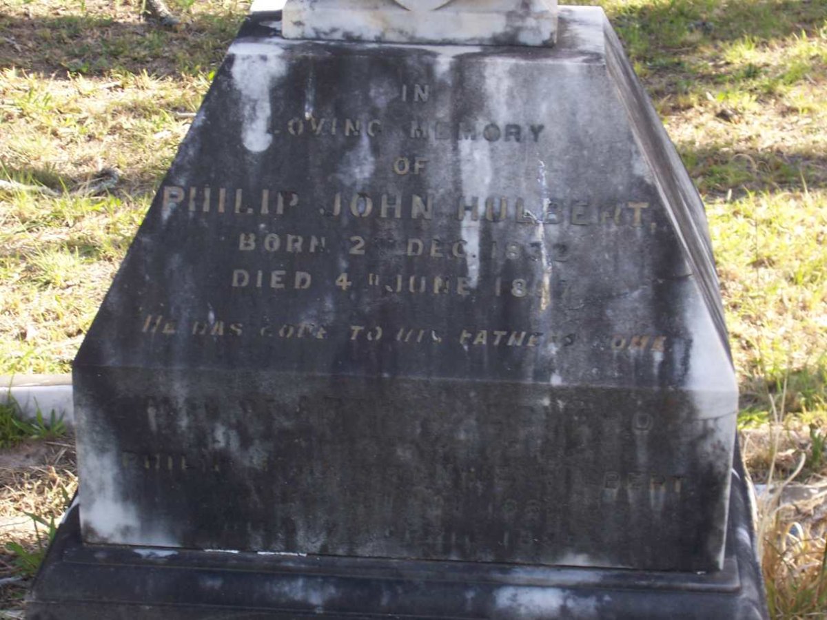 HULBERT Philip John 1832-1897